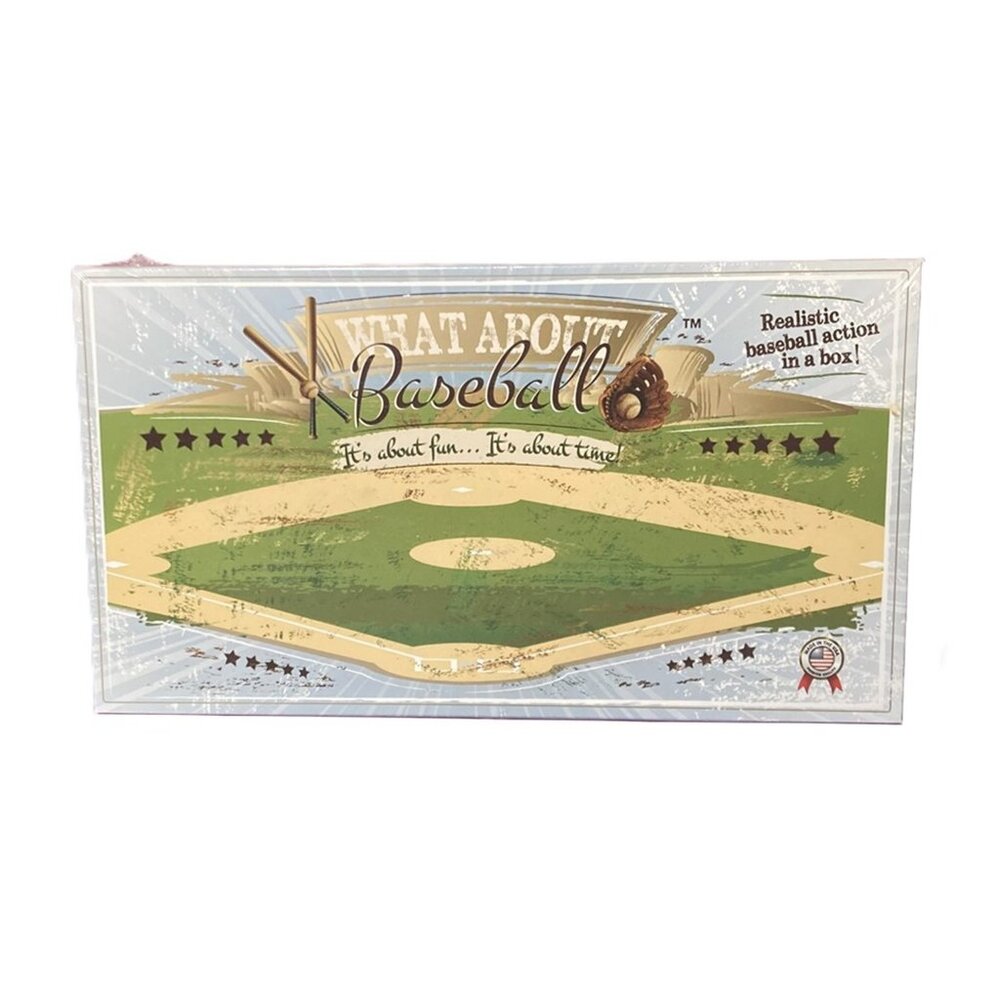 What About Baseball Board Game, Grandma Smiley's, NEW & SEALED